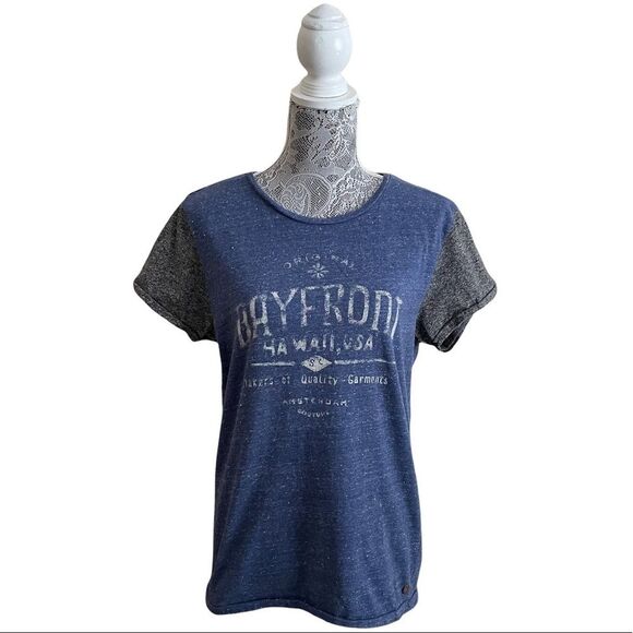 SCOTCH & Soda Bayfront Hawaii Graphic Tee Blue Size Large - Picture 1 of 7